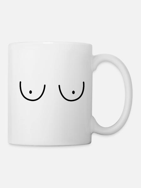 Boobs - Tasse - Weiß