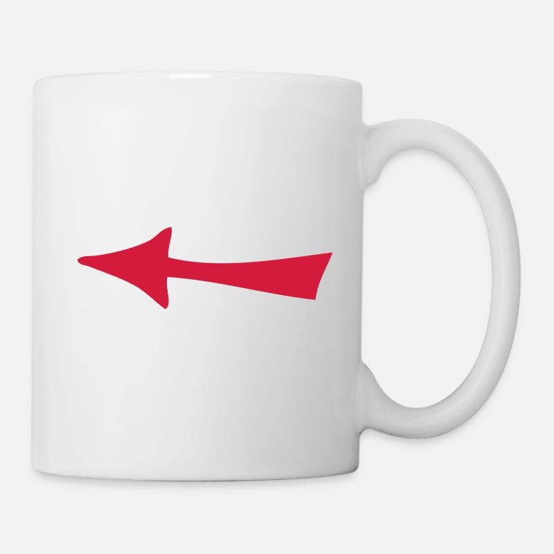 arrow - Mug - white