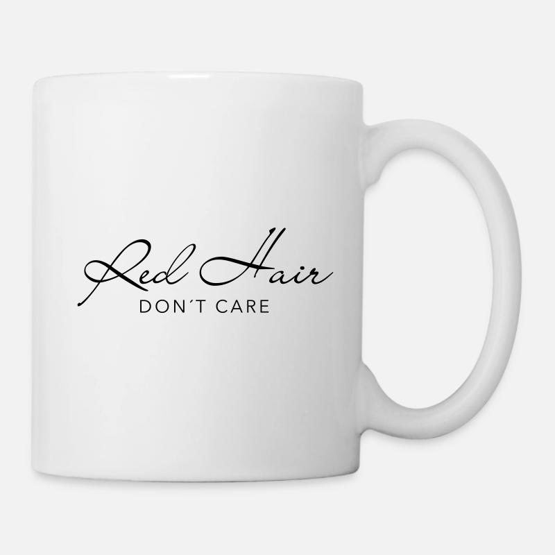 red hair, don't care - Mug - white