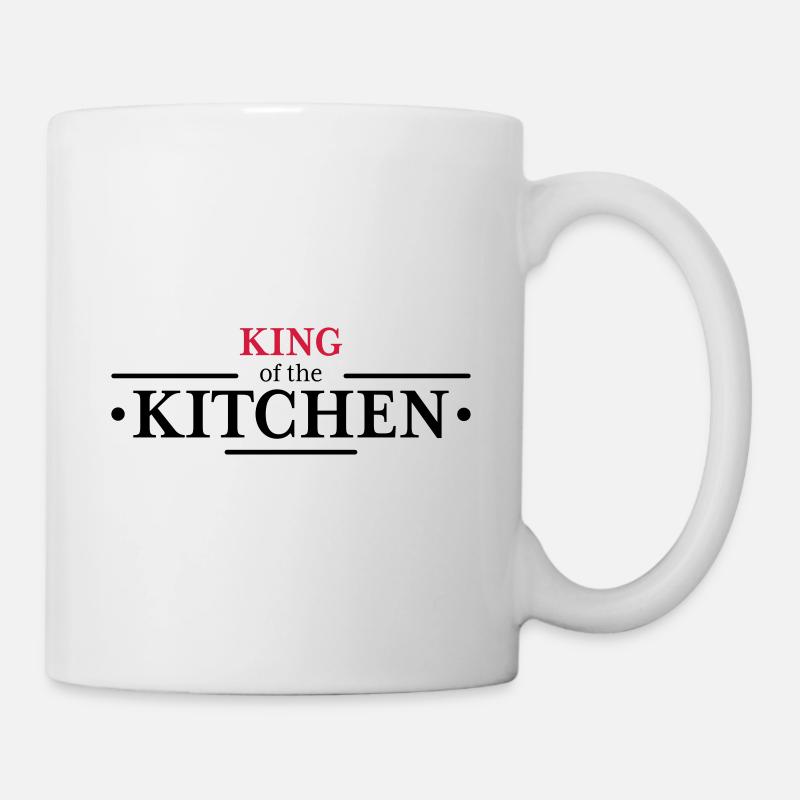 King of the Kitchen - Tasse - Weiß