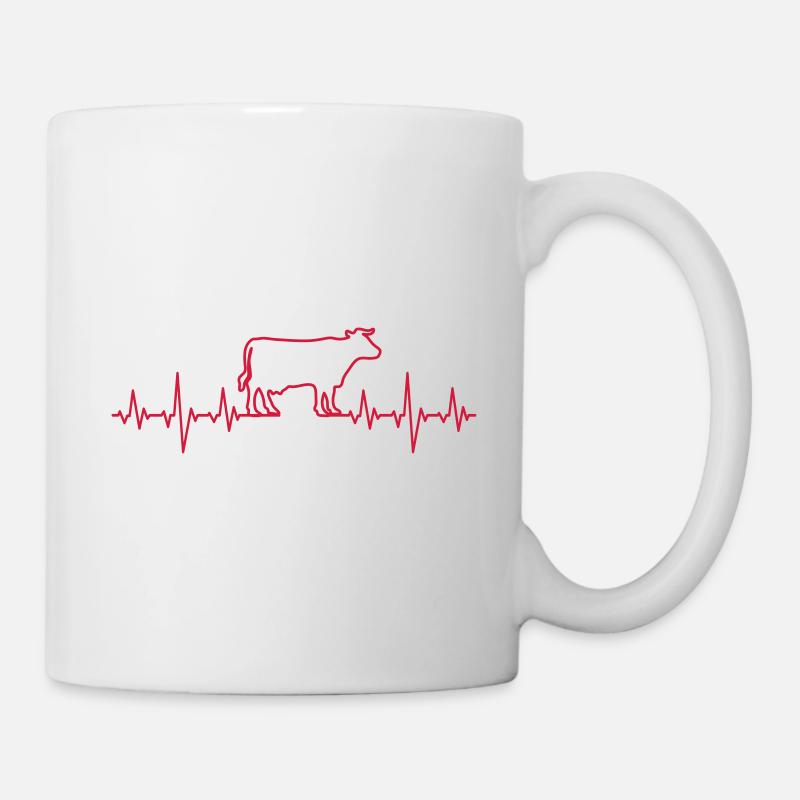 vache - Mug blanc - blanc
