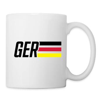 germany flag germany team - Mug - white - Right