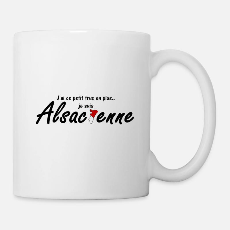 Je suis Alsacienne région Alsace - Mug blanc - blanc