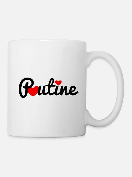 Poutine - Mug blanc - blanc