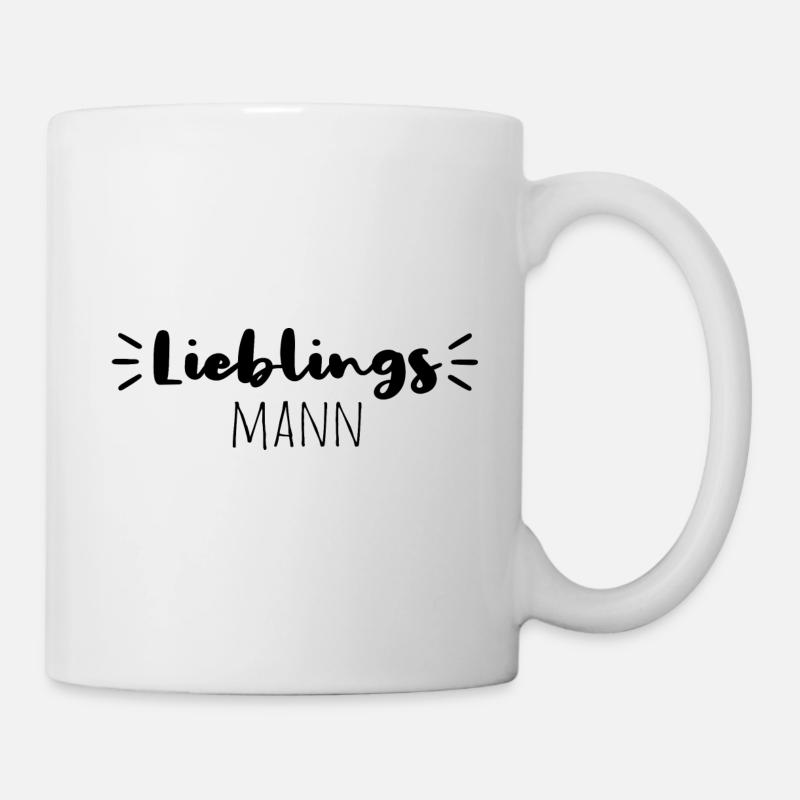Lieblingsmann - Tasse - Weiß