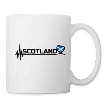 Scotland Sport Fan Football Black - Mug - white - Right