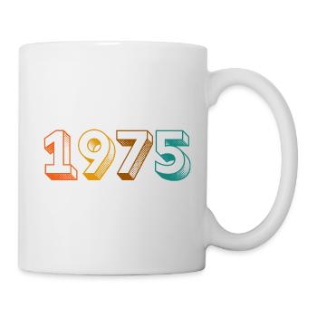 millésime 1975 - Mug blanc - blanc - Droite