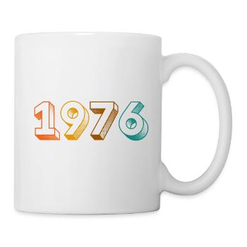 millésime 1976 - Mug blanc - blanc - Droite