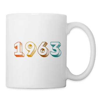 millésime 1963 - Mug blanc - blanc - Droite