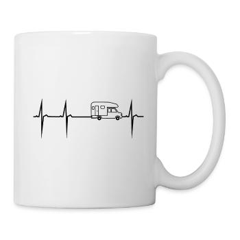 mon cœur bat pour le ramassage - Mug blanc - blanc - Droite
