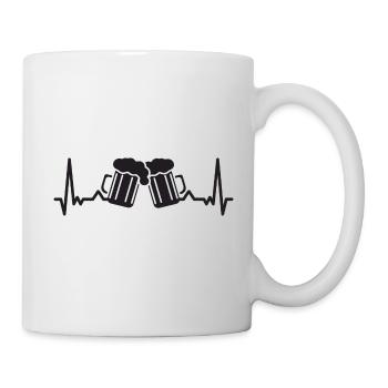 Heartbeat Beer for grilling Celebrate pub - Mug - white - Right