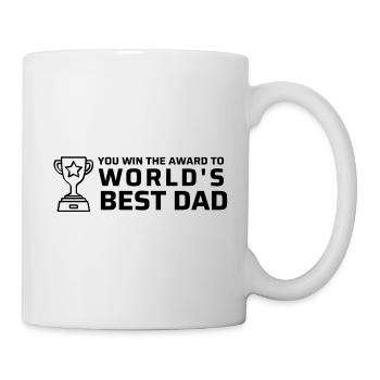 World's best dad - Mug - white - Right