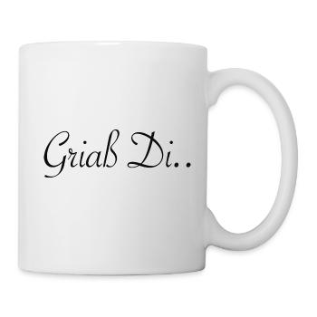 Griaß Di - Tasse - Weiß - Rechts