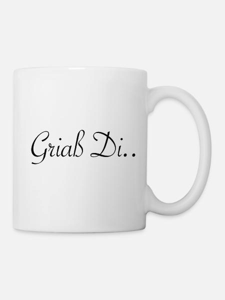 Griaß Di - Tasse - Weiß