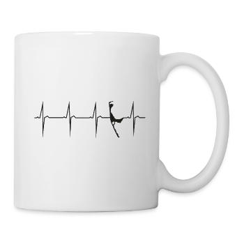 mein herz schlägt für sylt - Tasse - Weiß - Rechts