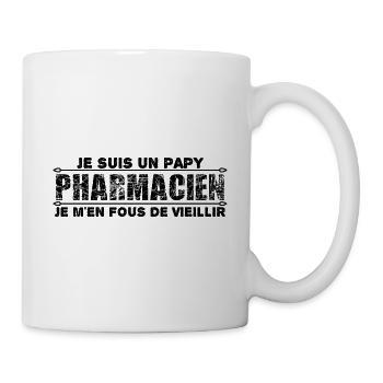Je Suis Un Papy Pharmacien cadeau pour mon papy - Mug blanc - blanc - Droite