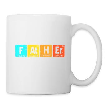 F-At-H-Er The Noble Element Cool Father Designs - Mug - white - Right