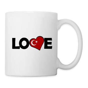A heart for Turkey - Mug - white - Right