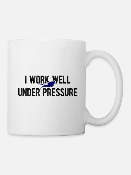 Apnoetaucher Freitaucher Taucher - Tasse - Weiß