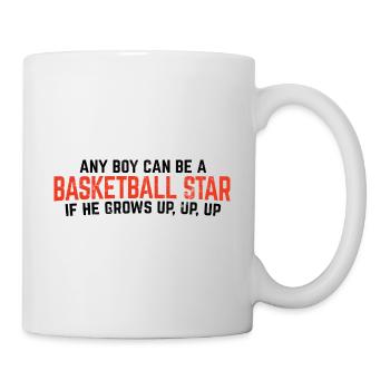Basketball - Tasse - Weiß - Rechts