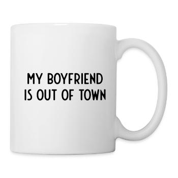 Valentine Single Girls Funny Gag Gifts Boyfr - Mug - white - Right