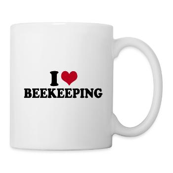 I Love Beekeeping - Mug - white - Right