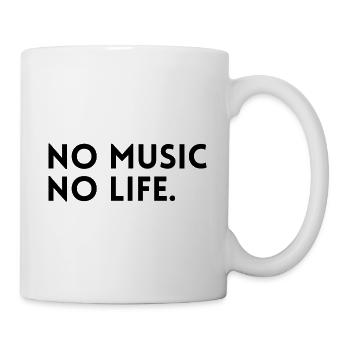 No music - No life. - Mug - white - Right