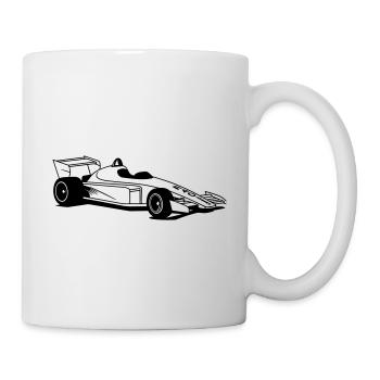 sports car - Mug - white - Right