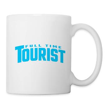Full Time Tourist | Colors changeable - Mug - white - Right