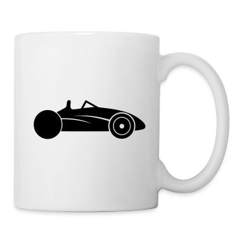 ancienne voiture - Mug blanc - blanc - Droite