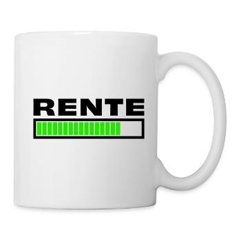 RENTE - Tasse - Weiß - Rechts