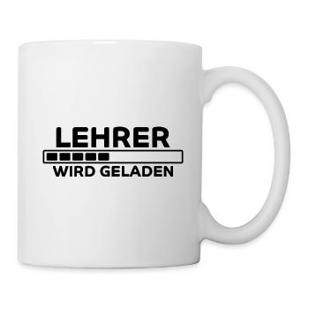 Lehrer Spruch Unterricht Lustiges Lehrer Geschenk - Tasse - Weiß - Rechts