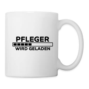 Pfleger Spruch Pflegekraft Lustig Pfleger Geschenk - Tasse - Weiß - Rechts