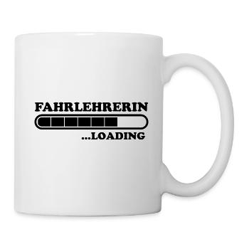 Fahrlehrerin Fahrschule Witz Fahrlehrerin Geschenk - Tasse - Weiß - Rechts