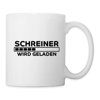 Schreiner Spruch Beruf Lustiges Schreiner Geschenk - Tasse - Weiß - Rechts