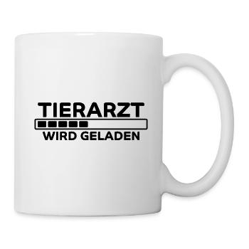 Tierarzt Spruch Beruf Lustiges Tierarzt Geschenk - Tasse - Weiß - Rechts