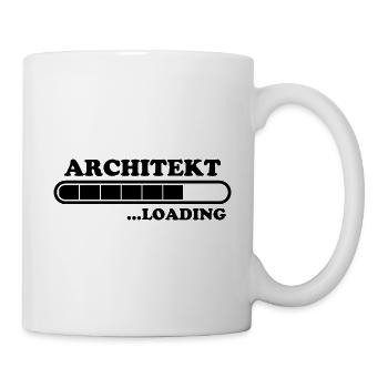 Architekt Spruch Architektur Architekt Geschenk - Tasse - Weiß - Rechts