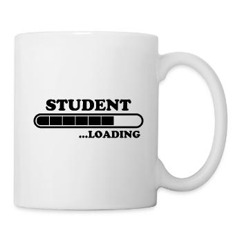 Student Spruch Uni Universität Student Geschenk - Tasse - Weiß - Rechts