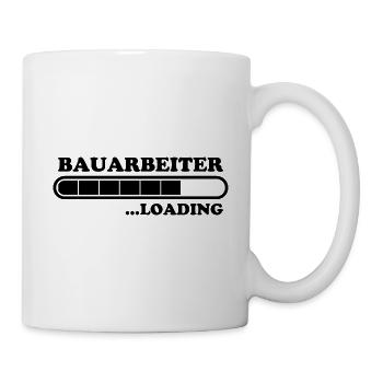 Bauarbeiter Spruch Lustiges Bauarbeiter Geschenk - Tasse - Weiß - Rechts