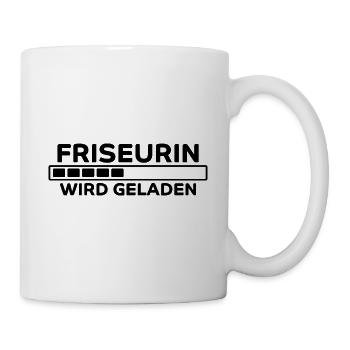 Friseurin Spruch Friseur Lustig Friseurin Geschenk - Tasse - Weiß - Rechts