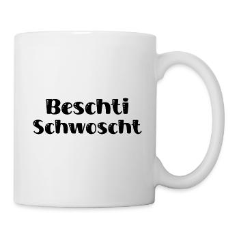 Beschti Schwoscht Schweiz Schwester Schweizerin - Tasse - Weiß - Rechts