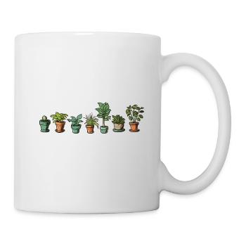 Houseplant / Potted Plant / Decoration / Pot - Mug - white - Right