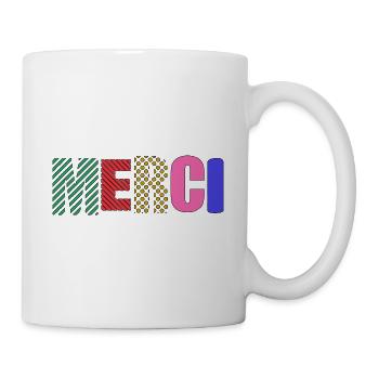 Vielen Dank - Tasse - Weiß - Rechts