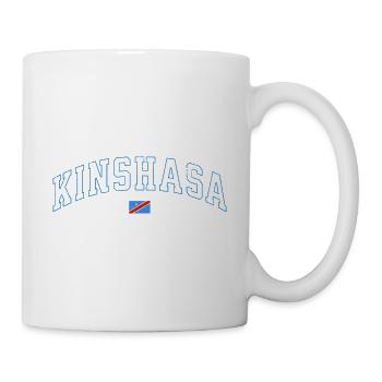 Unterstützen Sie Kinshasa: Feiern Sie den kongolesischen Geist - Tasse - Weiß - Rechts