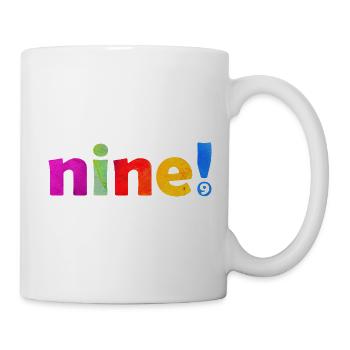 NINE 9 YEARS 9TH BIRTHDAY - Mug - white - Right
