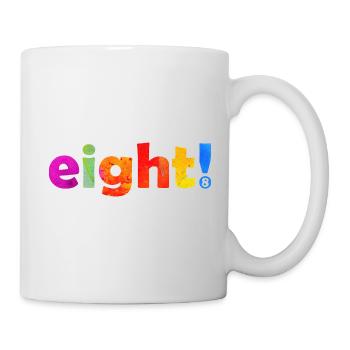 ACHT 8 JAHRE 8. GEBURTSTAG - Tasse - Weiß - Rechts