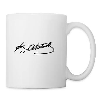 Atatürk signature unterschrift - Tasse - Weiß - Rechts