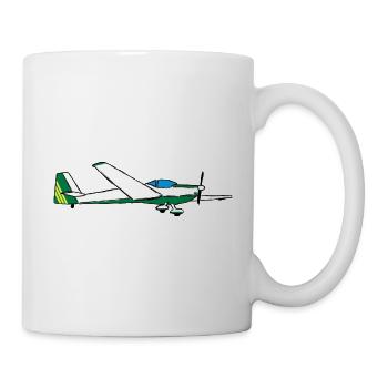Avion pilote planeur mouche Moses - Mug blanc - blanc - Droite
