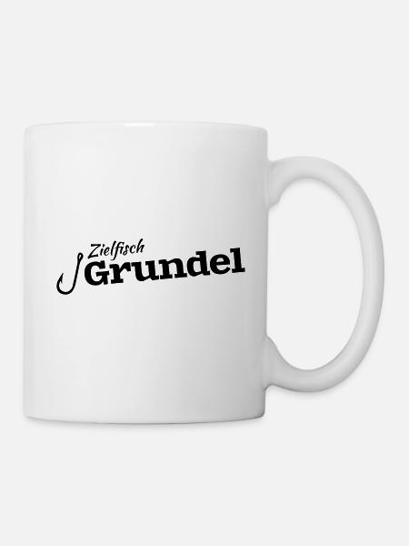 LetzterWurf Zielfisch Grundel Angeln - Tasse - Weiß