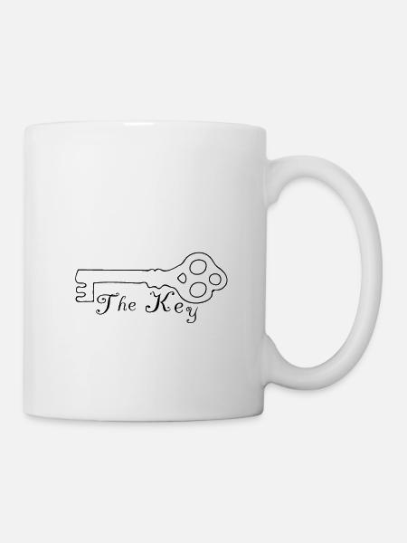Schlüssel - Tasse - Weiß